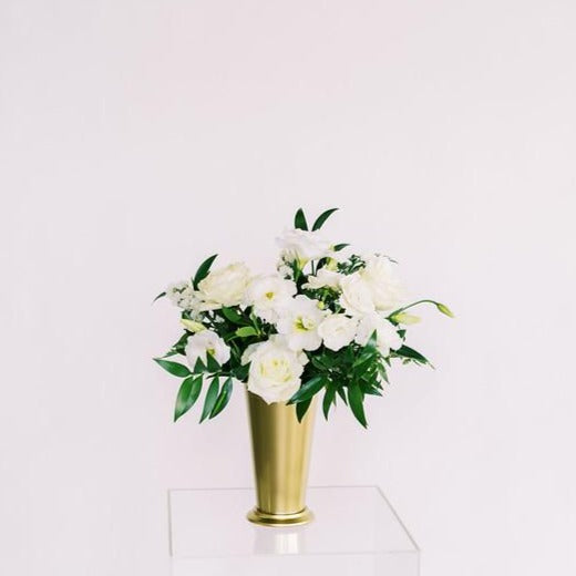 Emerald and Cream Full DIY Centerpiece Kit - Makes 7-8