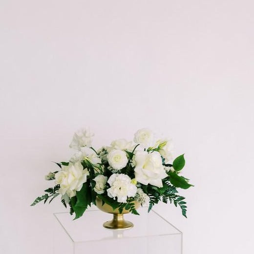 Emerald and Cream Full DIY Centerpiece Kit - Makes 7-8